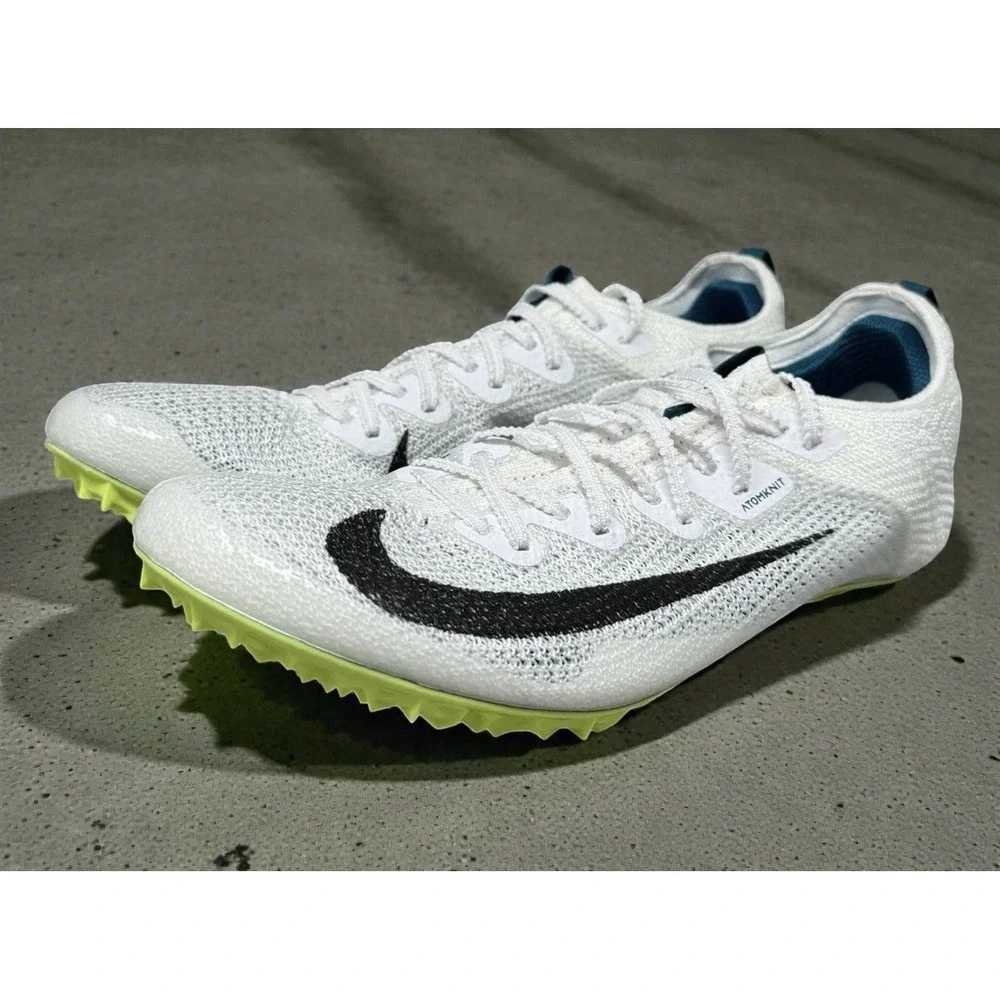 Nike Zoom Superfly Elite 2‎ Sprint Track Spikes Men Size 7 White FZ9662-100 *NEW
